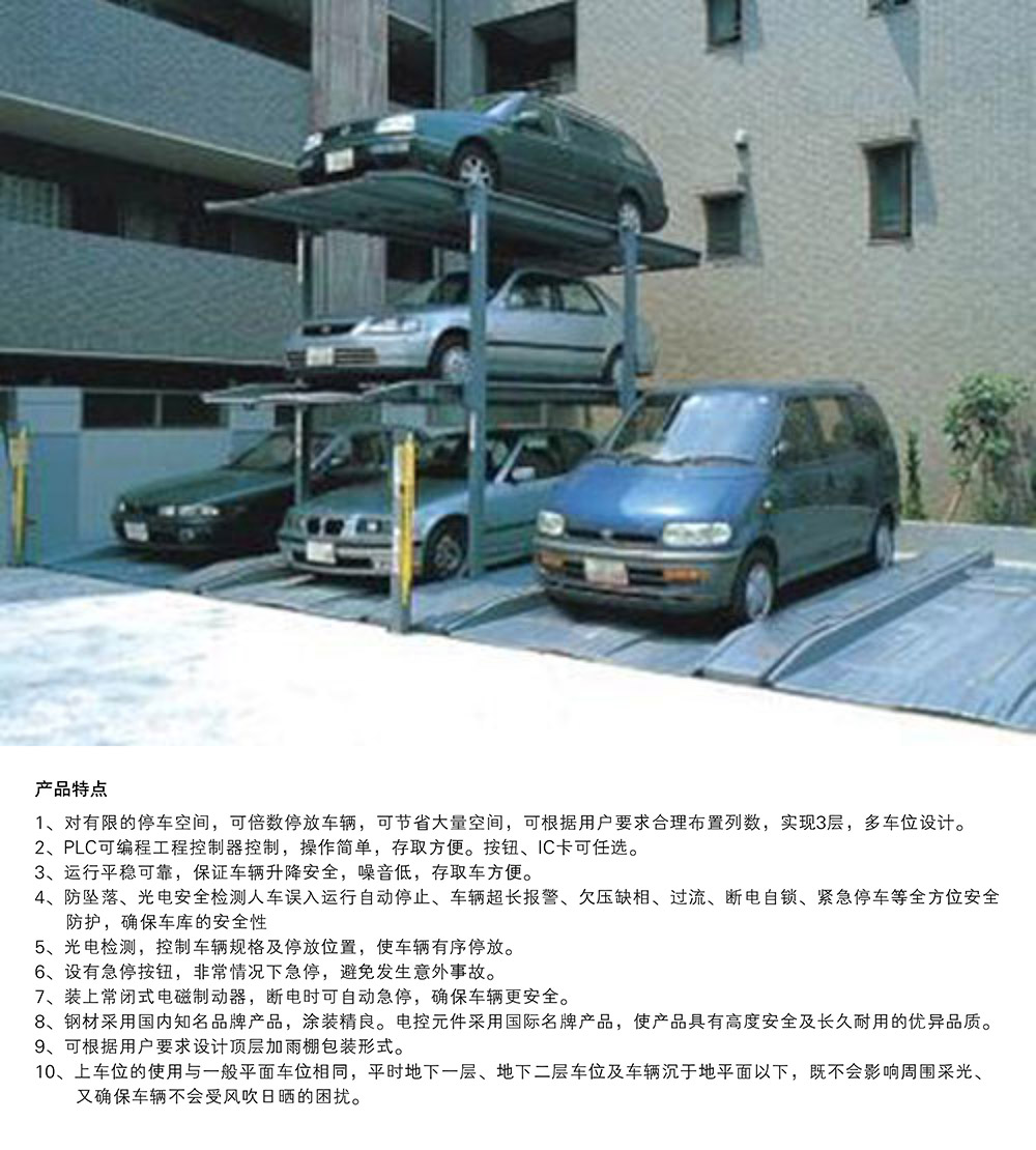四川PJS3D2三层地坑简易升降立体车库产品特点.jpg